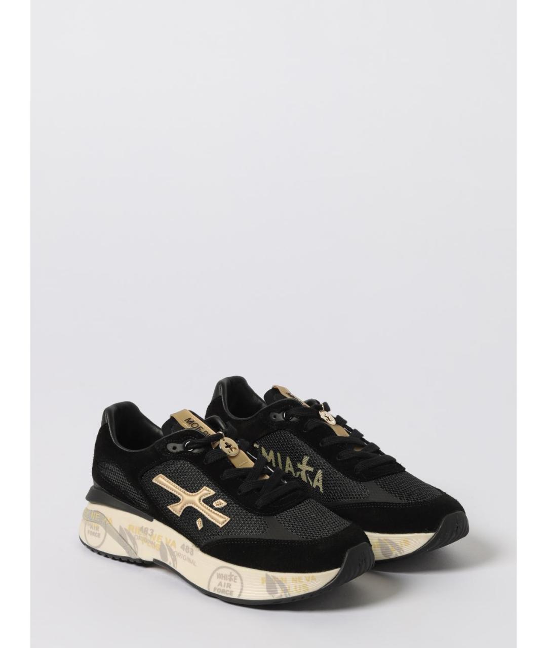 PREMIATA Черные текстильные кроссовки, фото 2