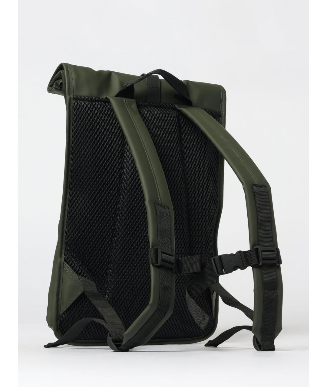 RAINS Зеленый тканевый рюкзак, фото 2