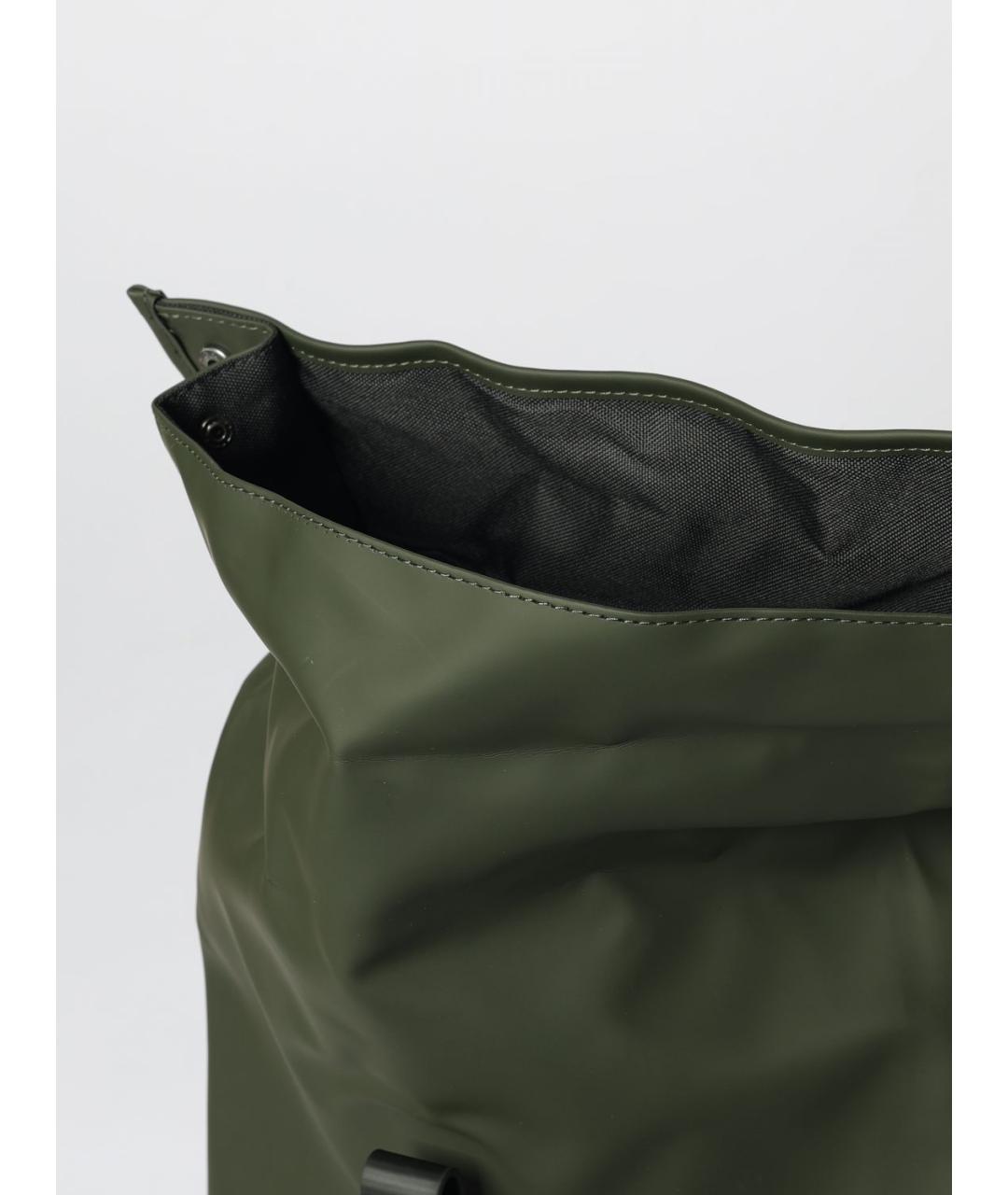 RAINS Зеленый тканевый рюкзак, фото 4