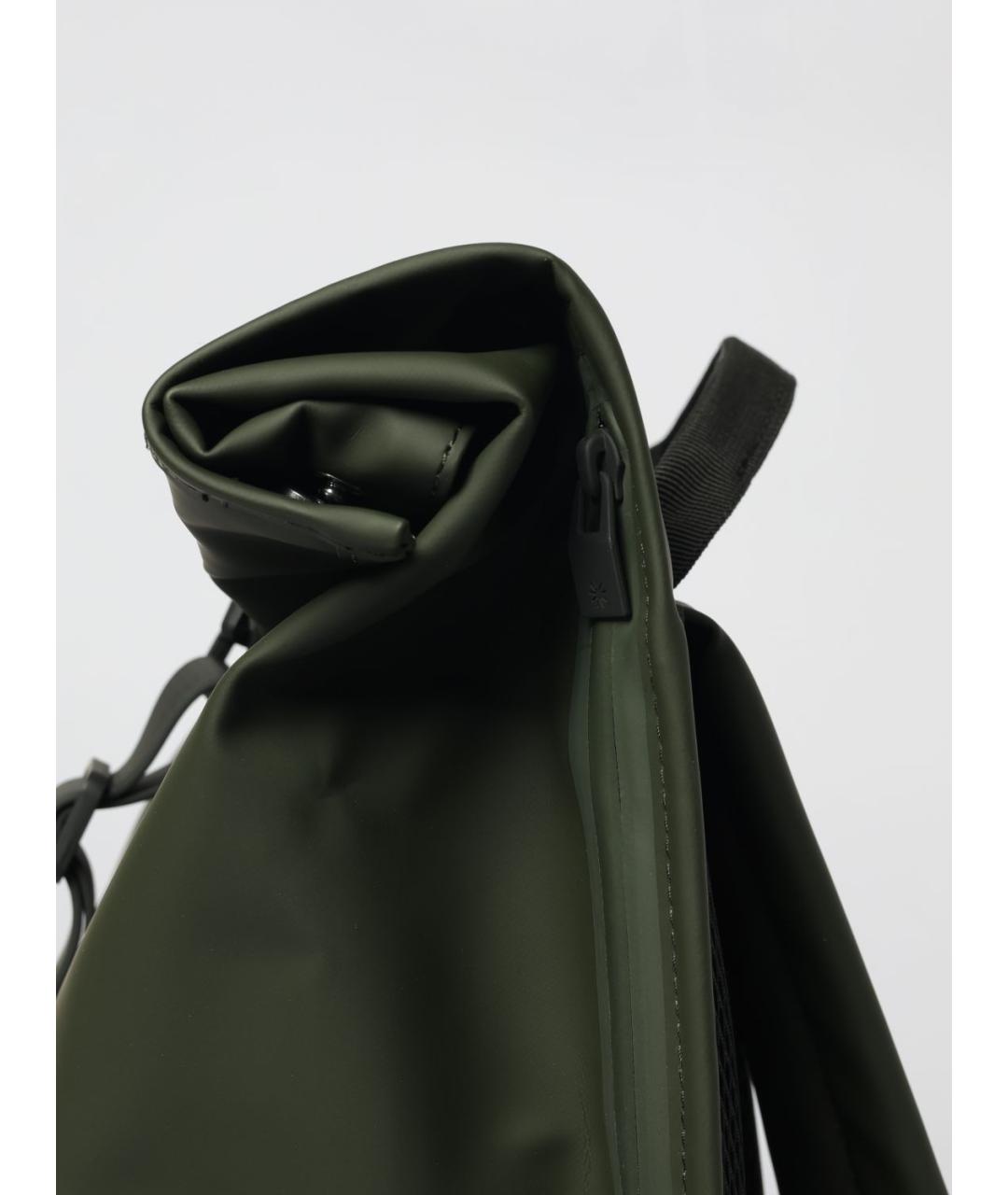 RAINS Зеленый тканевый рюкзак, фото 3