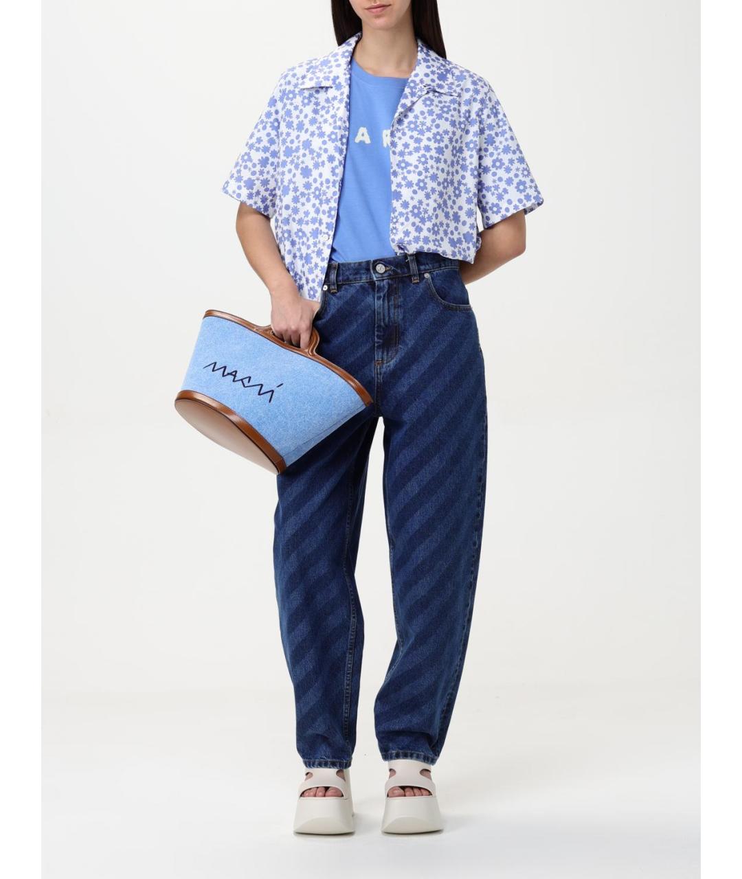 MARNI Мульти хлопковая рубашка, фото 2