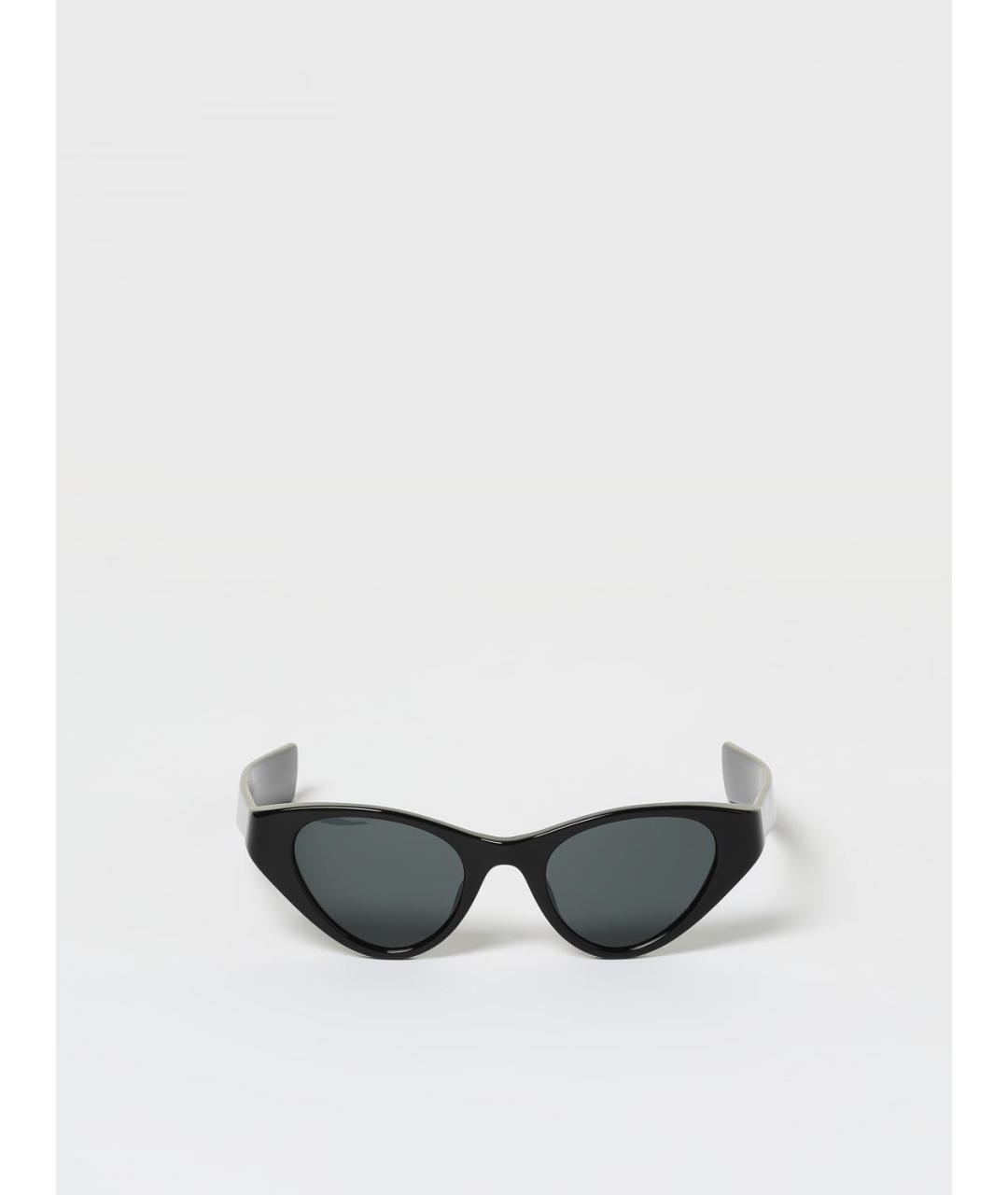 SAINT LAURENT Черные пластиковые солнцезащитные очки, фото 3