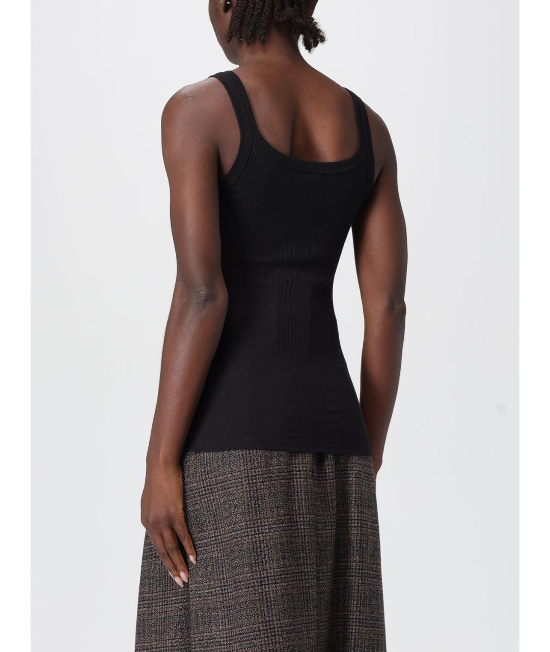 ANTONIO MARRAS Черная хлопковая майка, фото 4