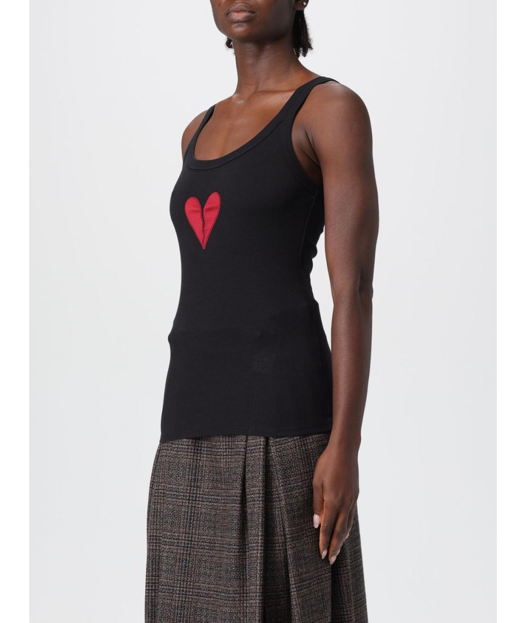 ANTONIO MARRAS Черная хлопковая майка, фото 5