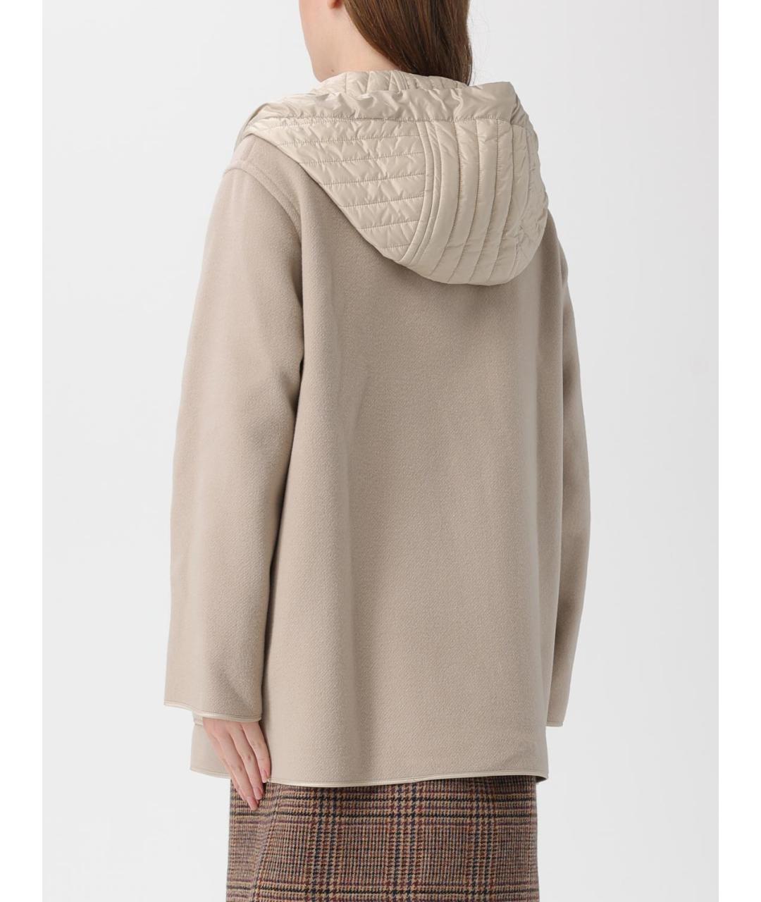 FAY Бежевое шерстяное пальто, фото 2