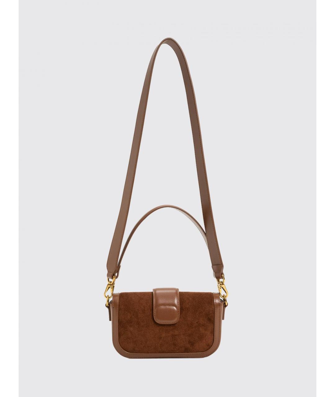 TWIN-SET Коричневая сумка через плечо из искусственной кожи, фото 2