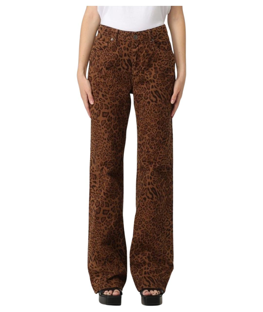 TWIN-SET Мульти хлопковые прямые джинсы, фото 1