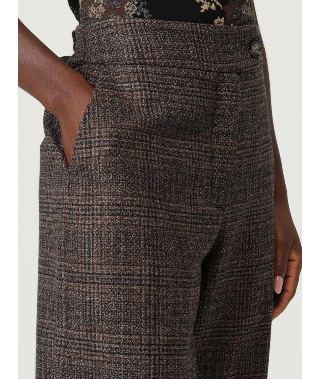 ANTONIO MARRAS Коричневые вискозные шорты, фото 5