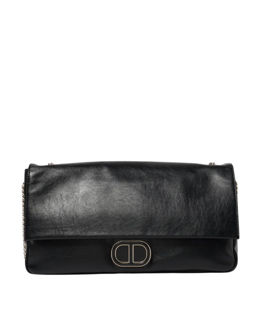 TWIN-SET Черная сумка через плечо из искусственной кожи, фото 1