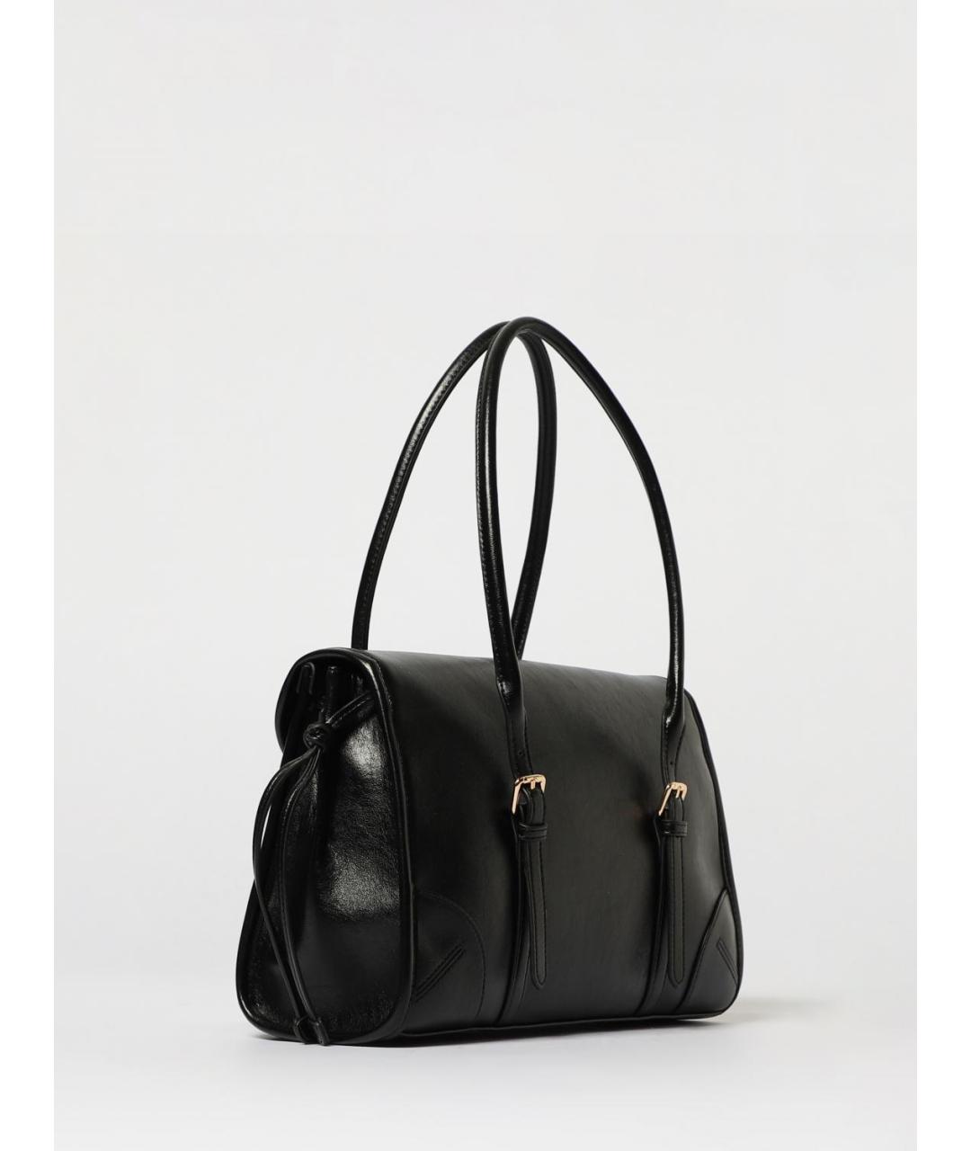 TWIN-SET Черная сумка через плечо из искусственной кожи, фото 2