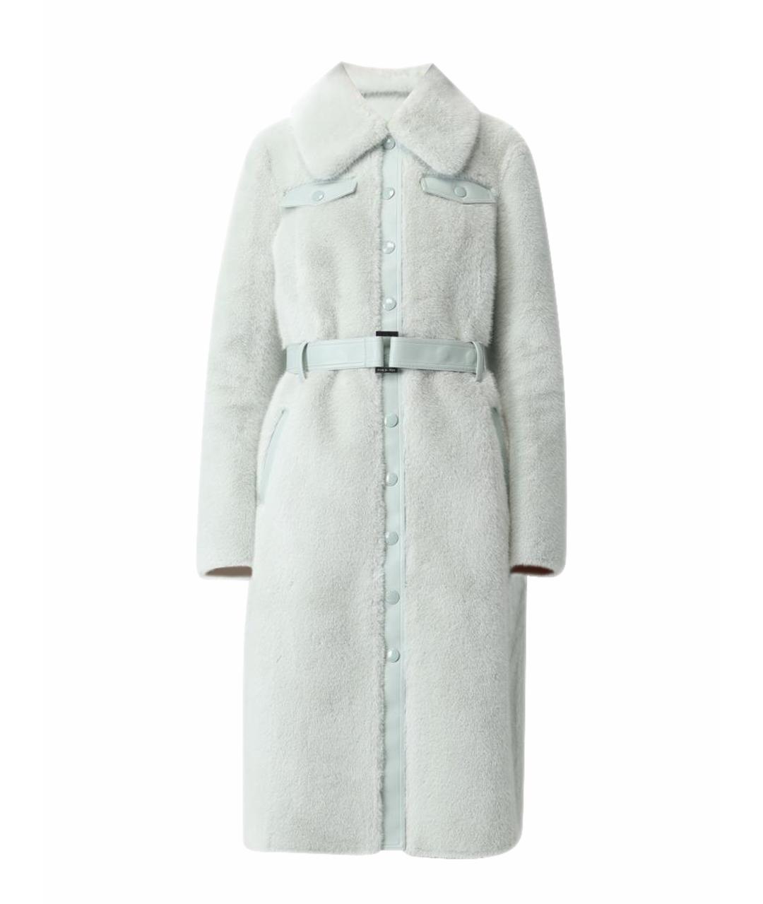 PATRIZIA PEPE Зеленые полиэстеровое пальто, фото 1