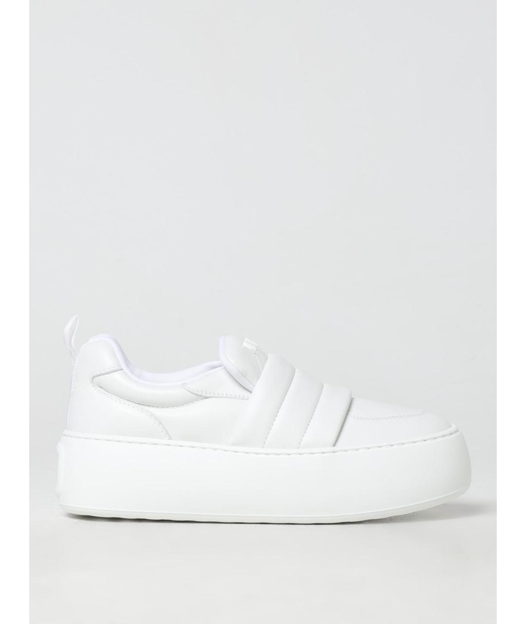 ROGER VIVIER Белые кожаные кроссовки, фото 5