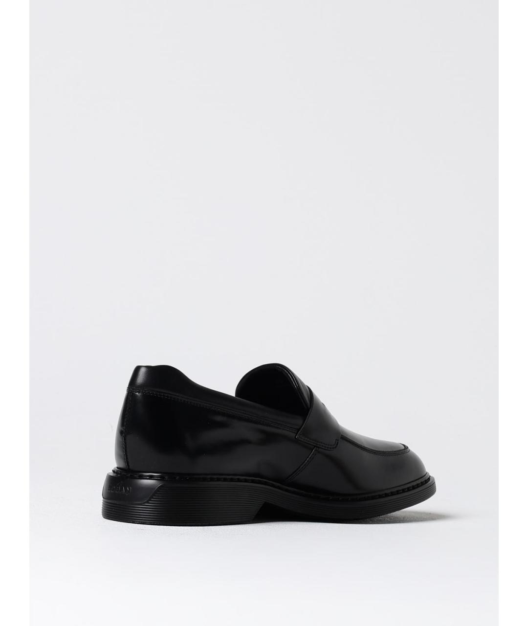 HOGAN Черные кожаные лоферы, фото 3