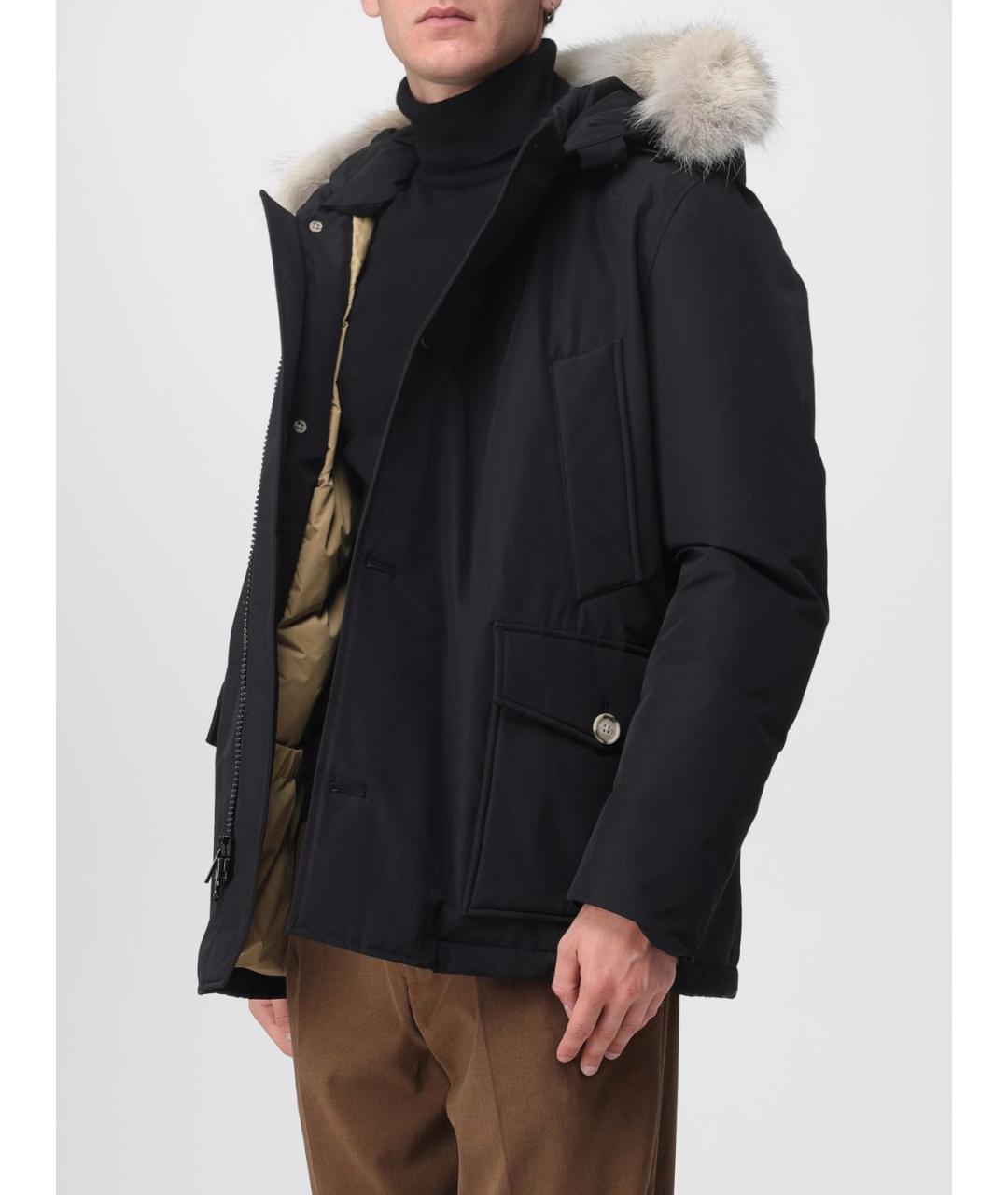 WOOLRICH Черная парка, фото 3