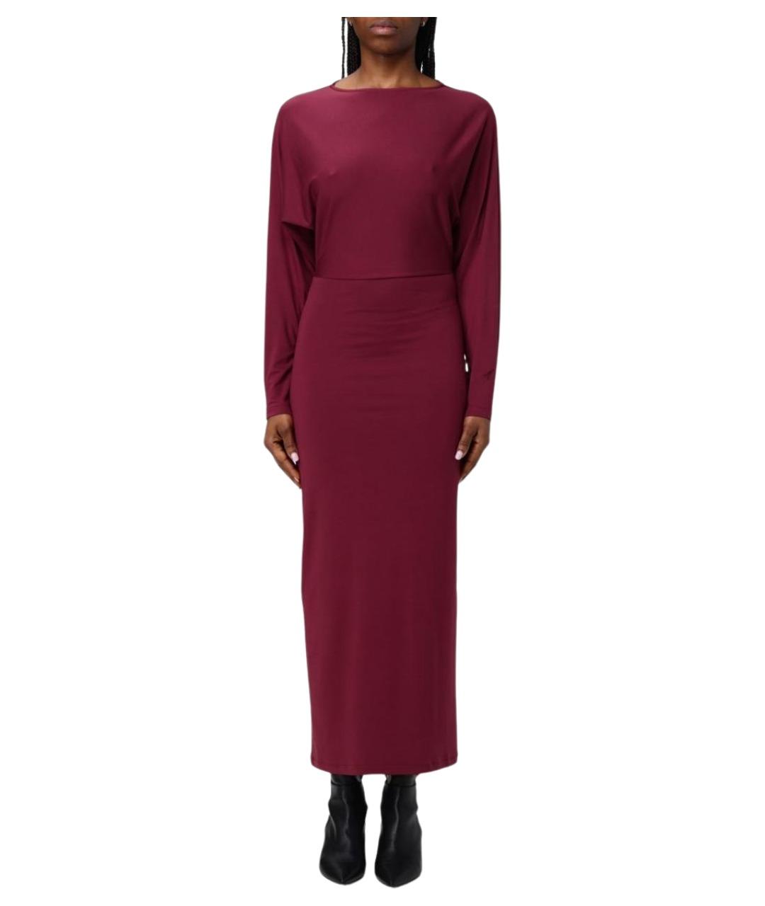 MAR DE MARGARITAS Бордовое вечернее платье, фото 1