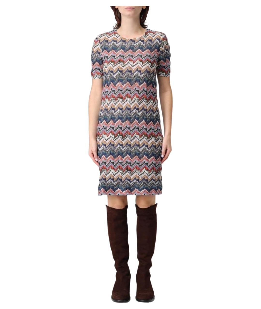 MISSONI Мульти вискозное платье, фото 1