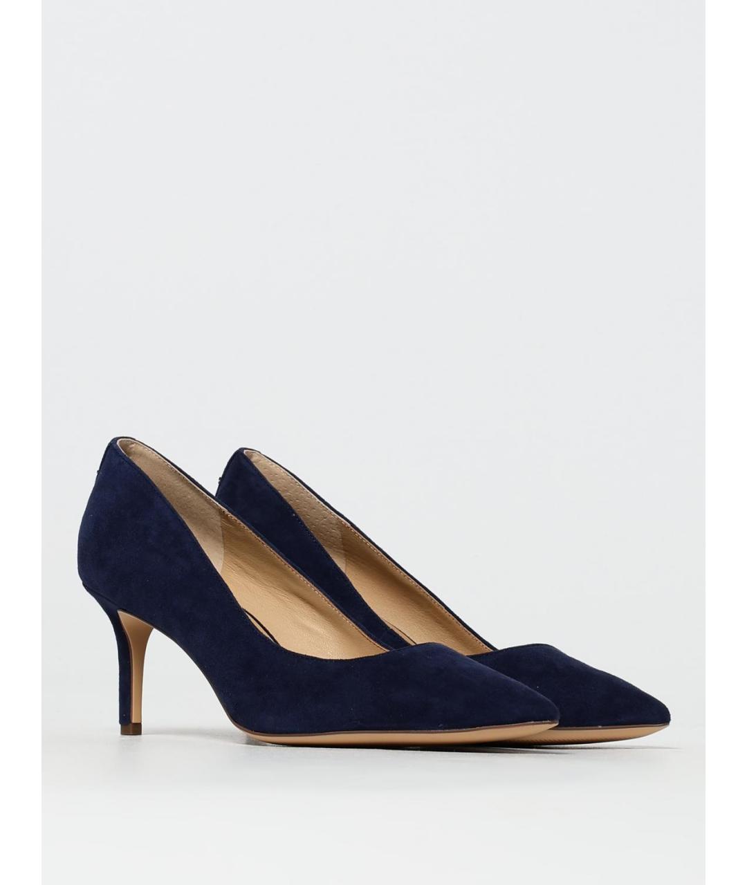 RALPH LAUREN Синие замшевые туфли, фото 2