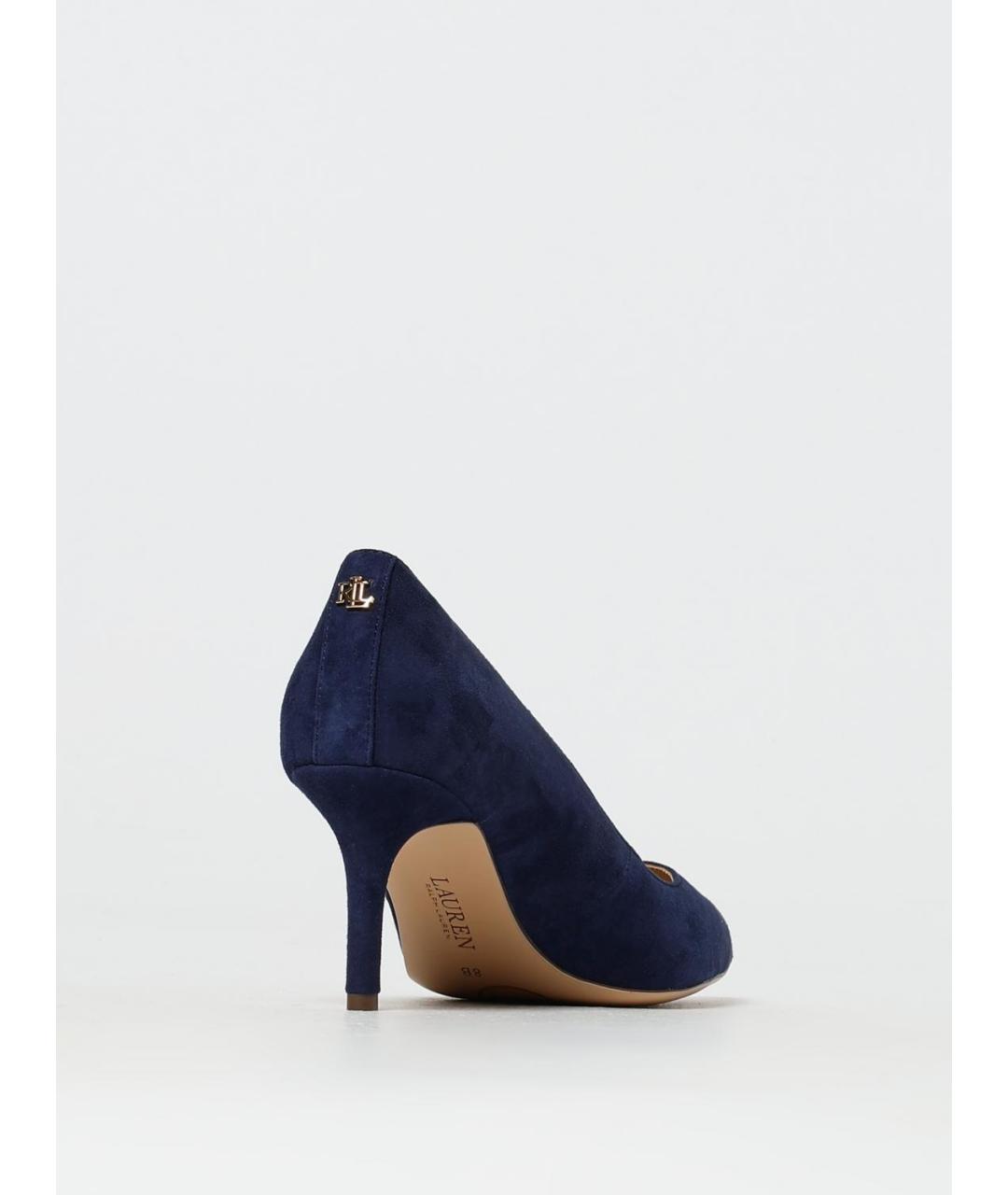 RALPH LAUREN Синие замшевые туфли, фото 3