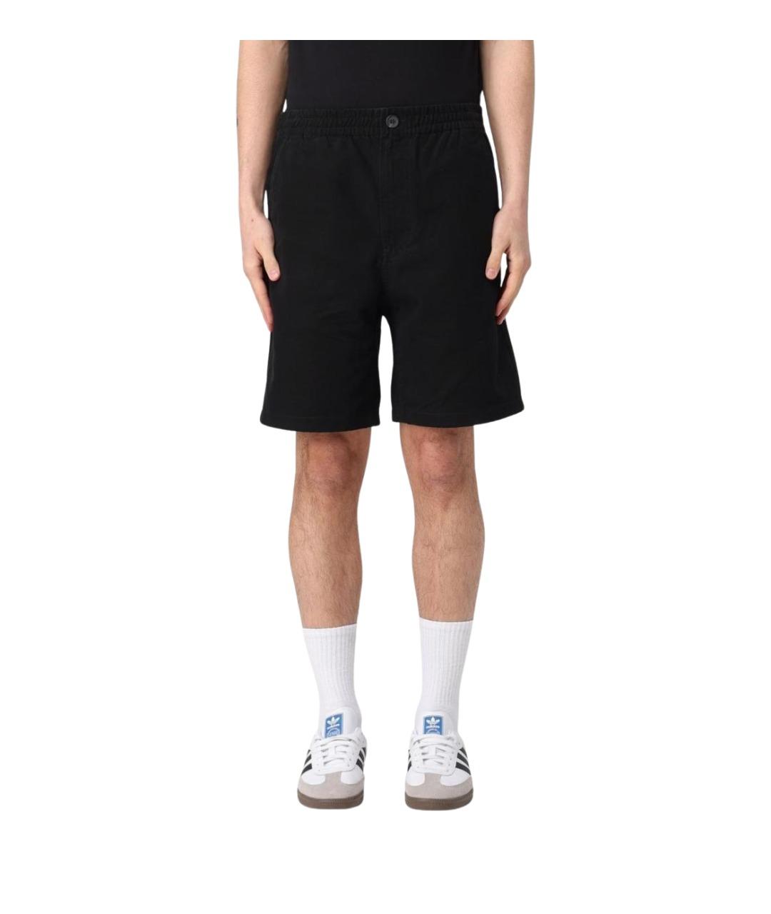 A.P.C. Черные хлопковые шорты, фото 1