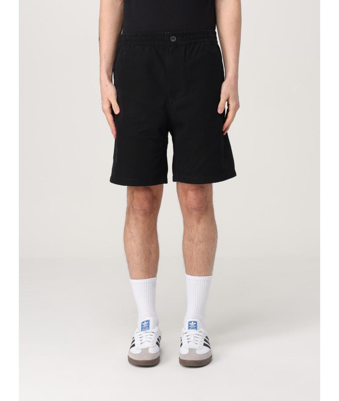 A.P.C. Черные хлопковые шорты, фото 5