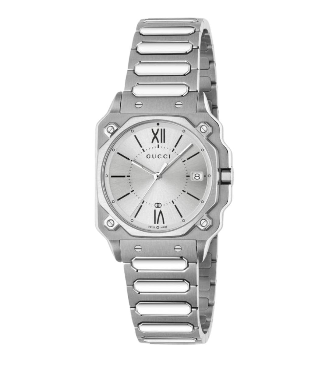 GUCCI Серебряные часы, фото 1