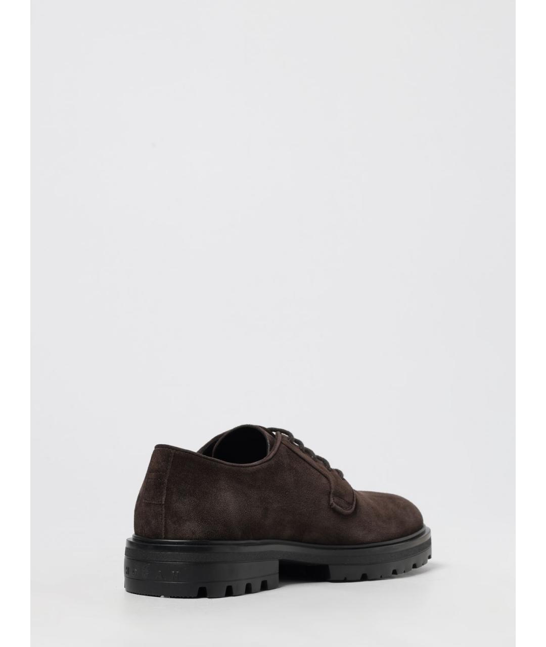 HOGAN Коричневые замшевые туфли, фото 3