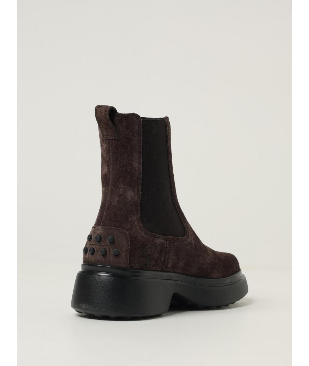 TOD'S Коричневые кожаные ботинки, фото 3