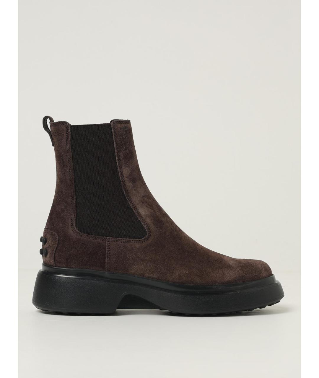 TOD'S Коричневые кожаные ботинки, фото 5