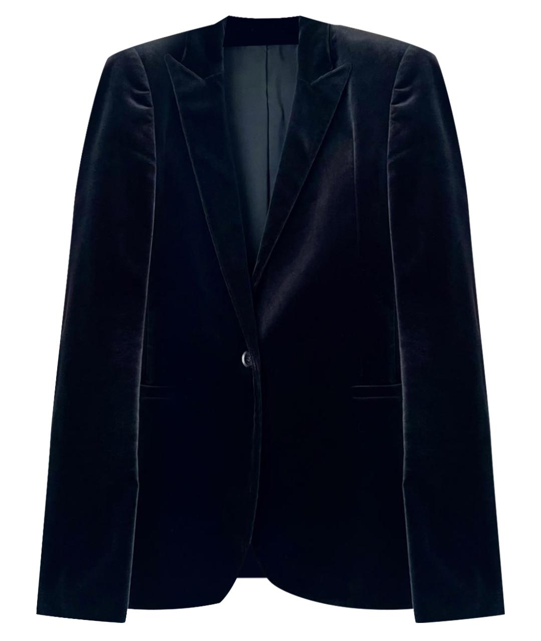 GUCCI Черный бархатный жакет/пиджак, фото 1