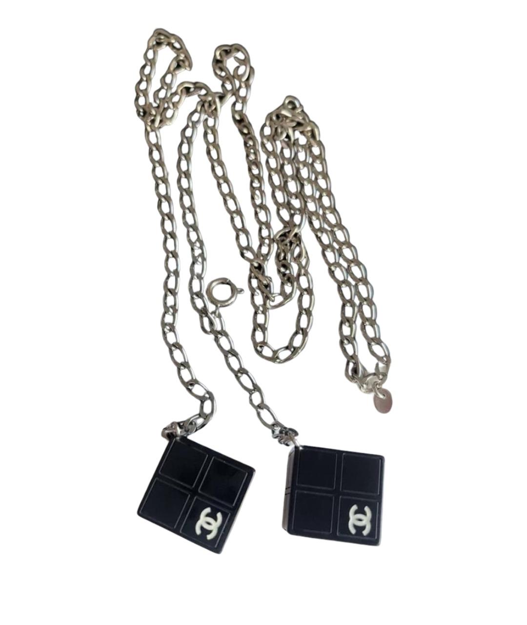 CHANEL Серебряное металлическое колье, фото 1