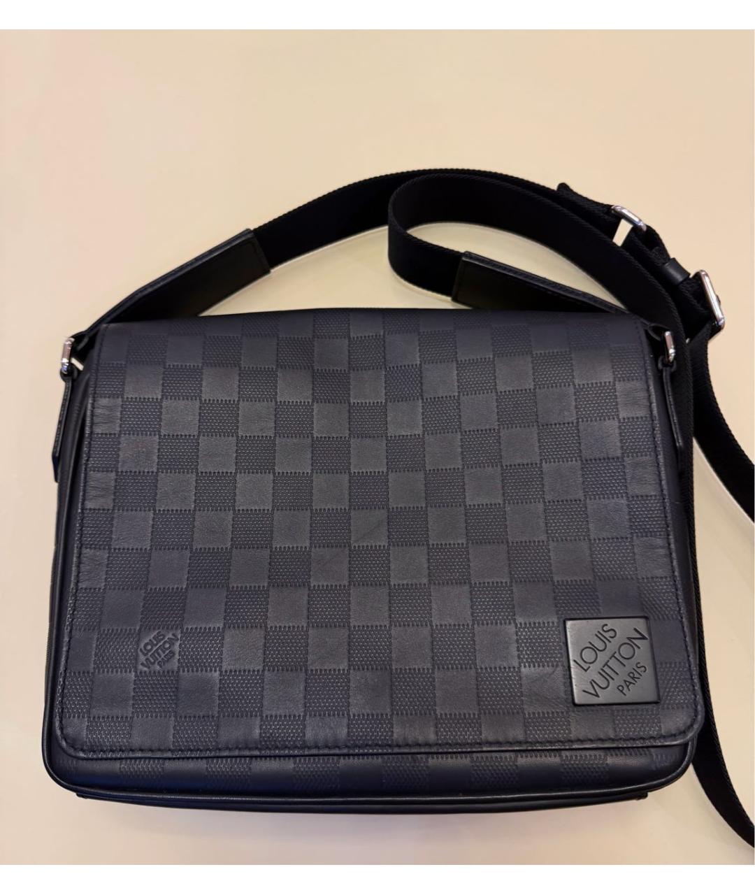 LOUIS VUITTON Черная сумка на плечо, фото 6