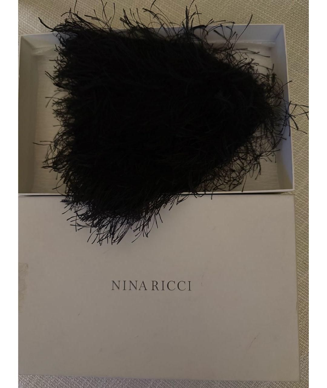 NINA RICCI Черная шапка, фото 3