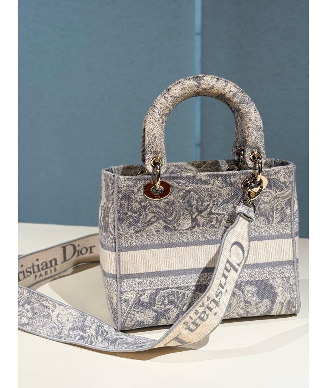 CHRISTIAN DIOR Мульти тканевая сумка тоут, фото 6