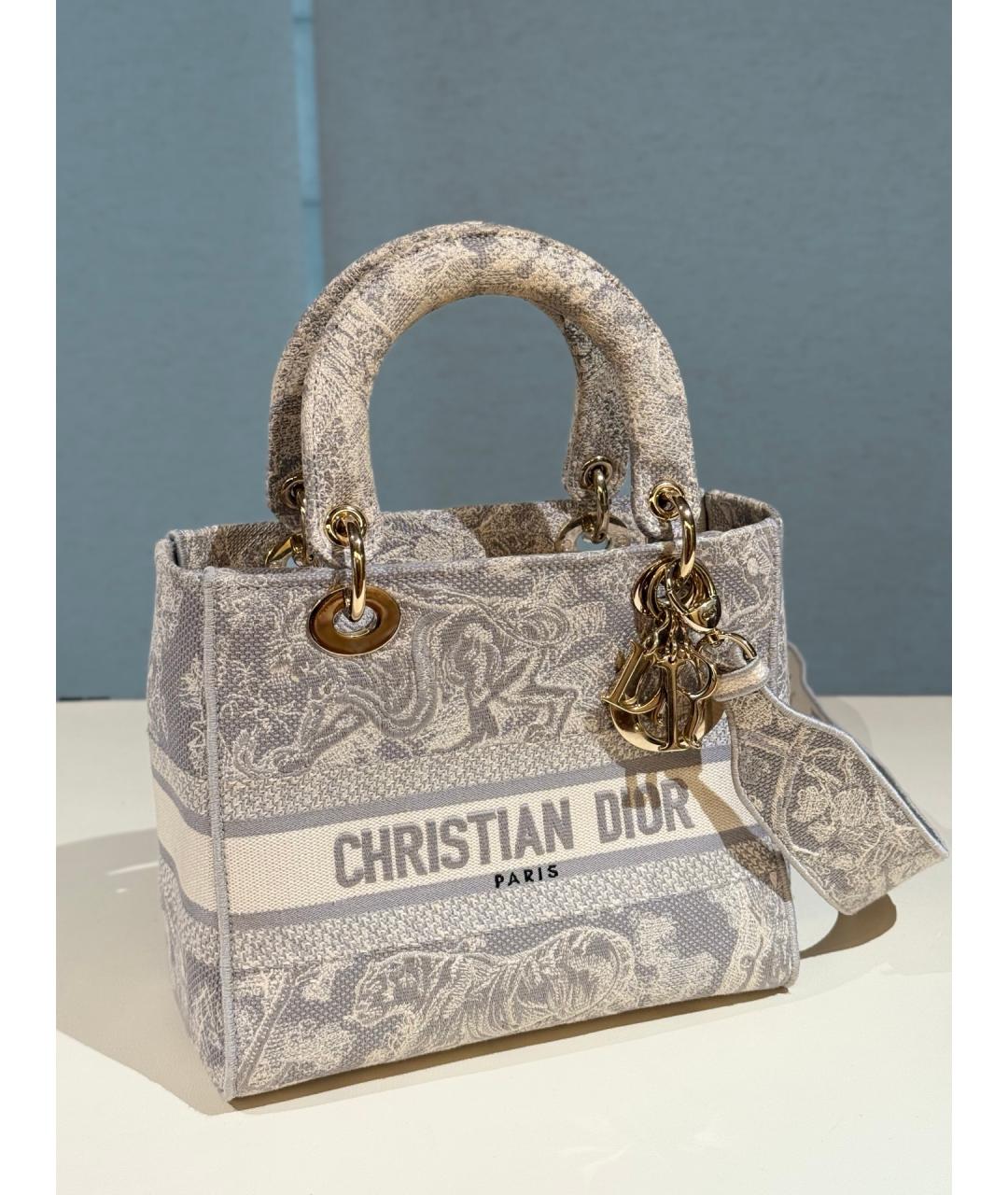 CHRISTIAN DIOR Мульти тканевая сумка тоут, фото 3