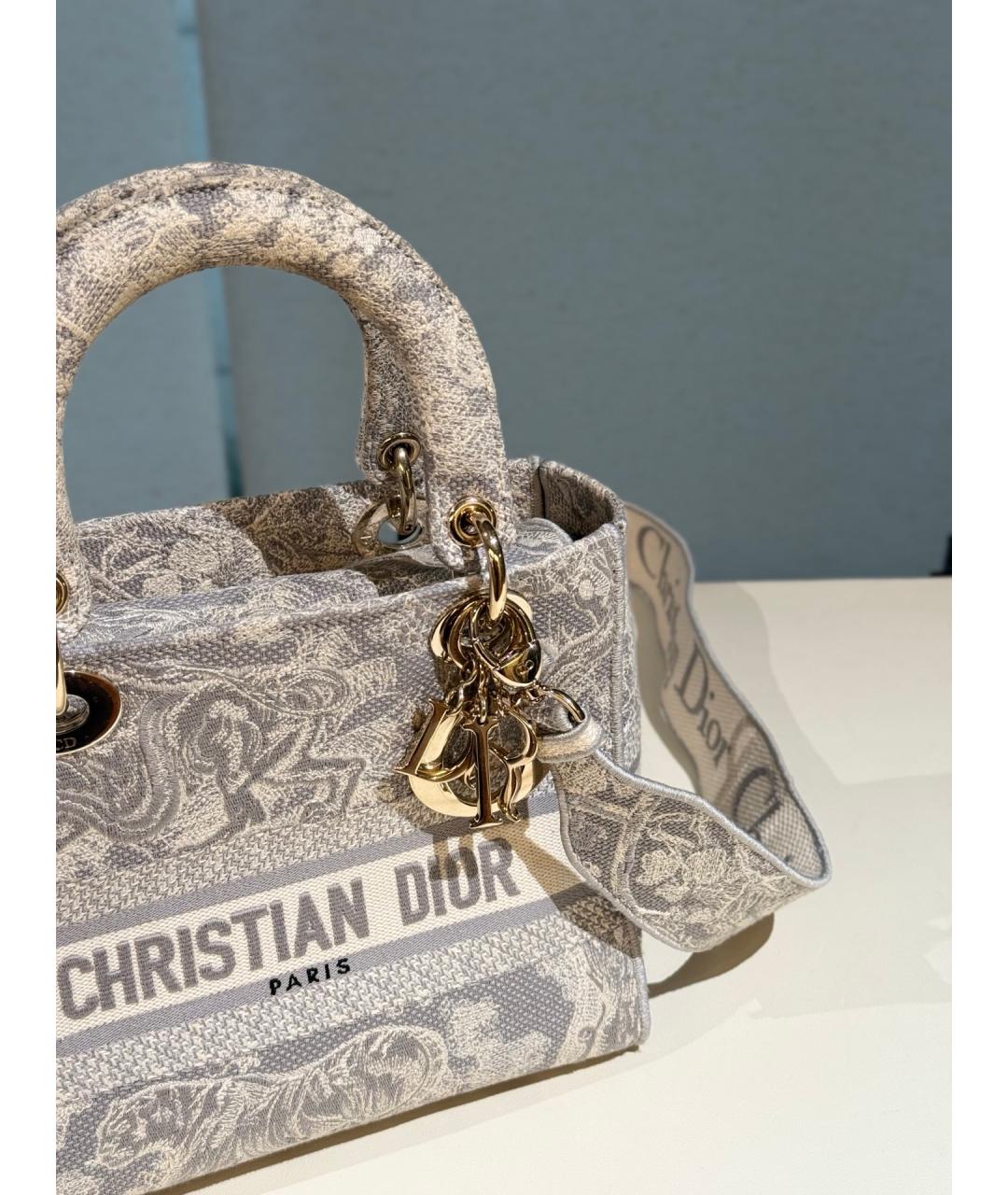 CHRISTIAN DIOR Мульти тканевая сумка тоут, фото 4