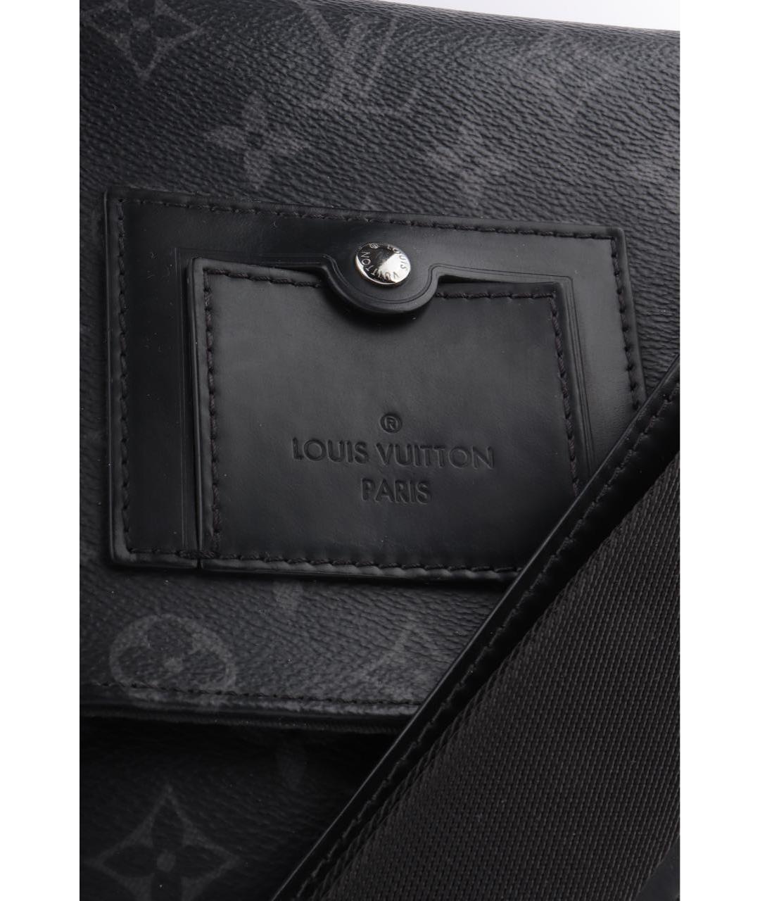 LOUIS VUITTON Черная сумка на плечо, фото 7