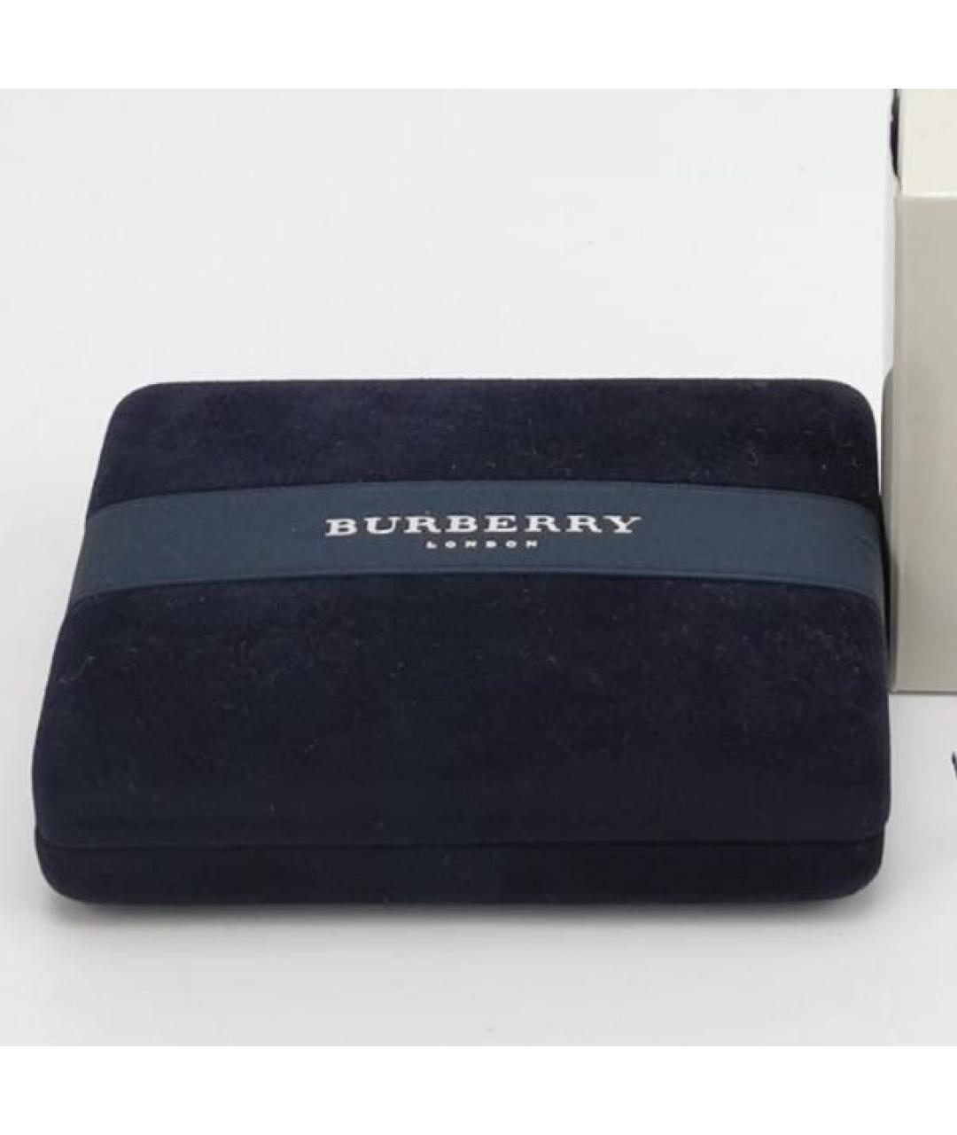 BURBERRY Золотые металлические запонки, фото 3