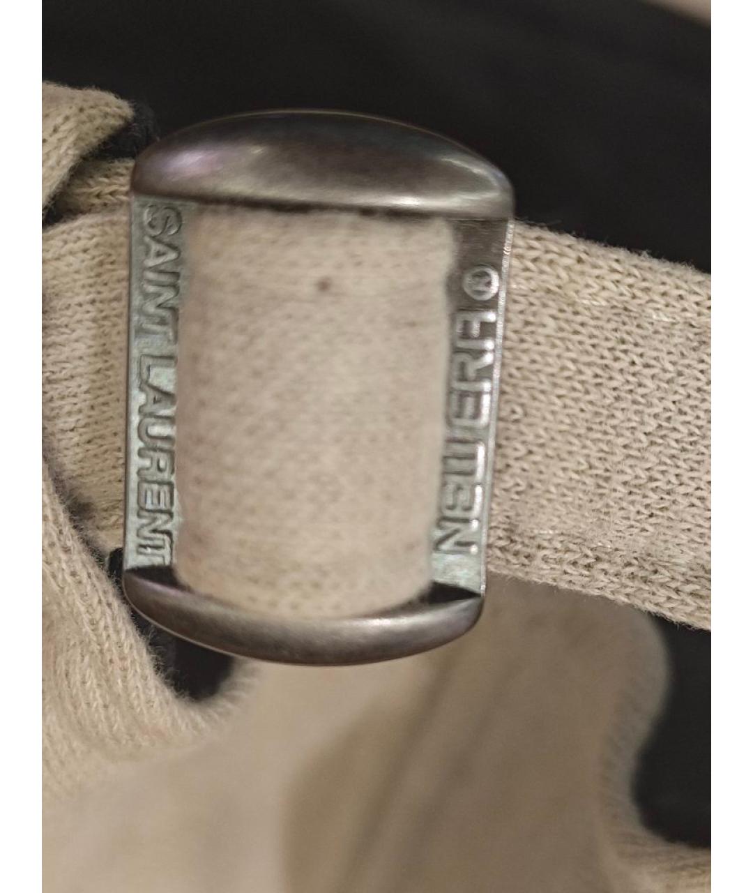 SAINT LAURENT Бежевая хлопковая кепка, фото 3