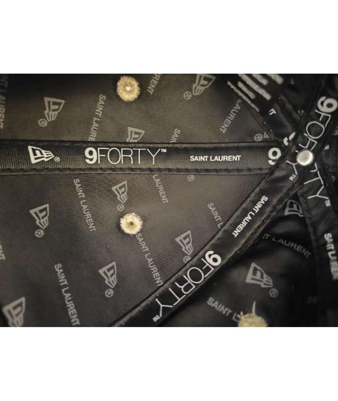 SAINT LAURENT Бежевая хлопковая кепка, фото 7