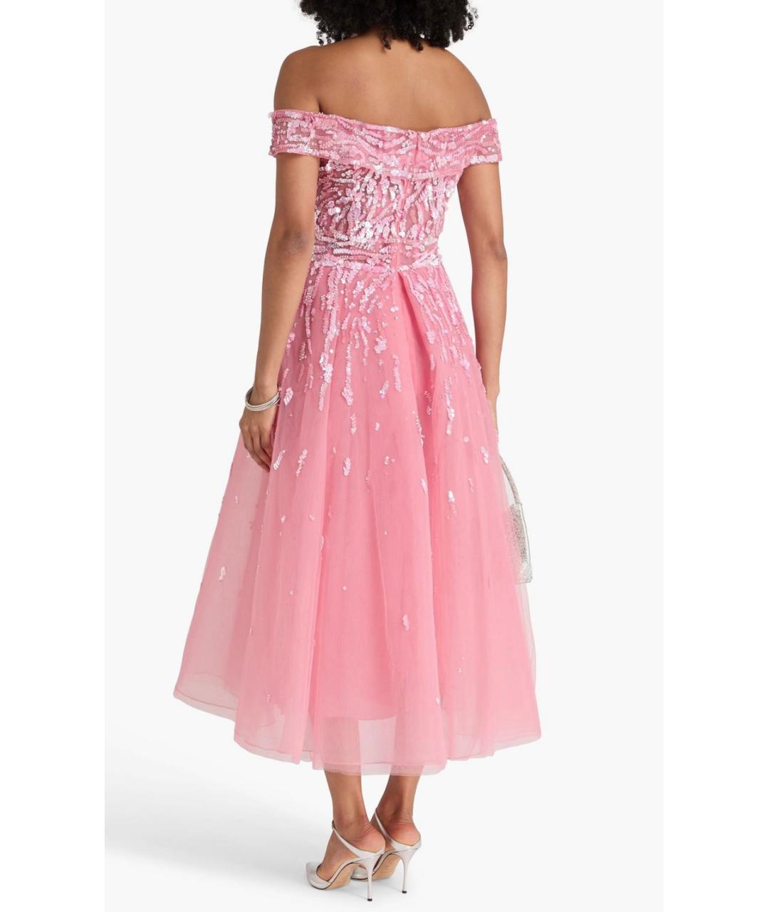 ZUHAIR MURAD Розовое полиамидовое вечернее платье, фото 3