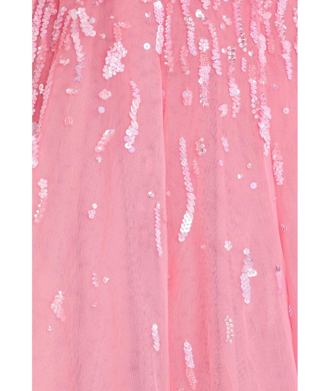 ZUHAIR MURAD Розовое полиамидовое вечернее платье, фото 4
