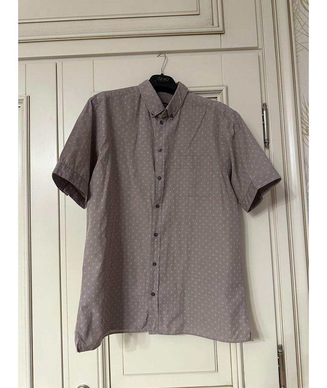 DOLCE&GABBANA Коричневая хлопковая кэжуал рубашка, фото 5