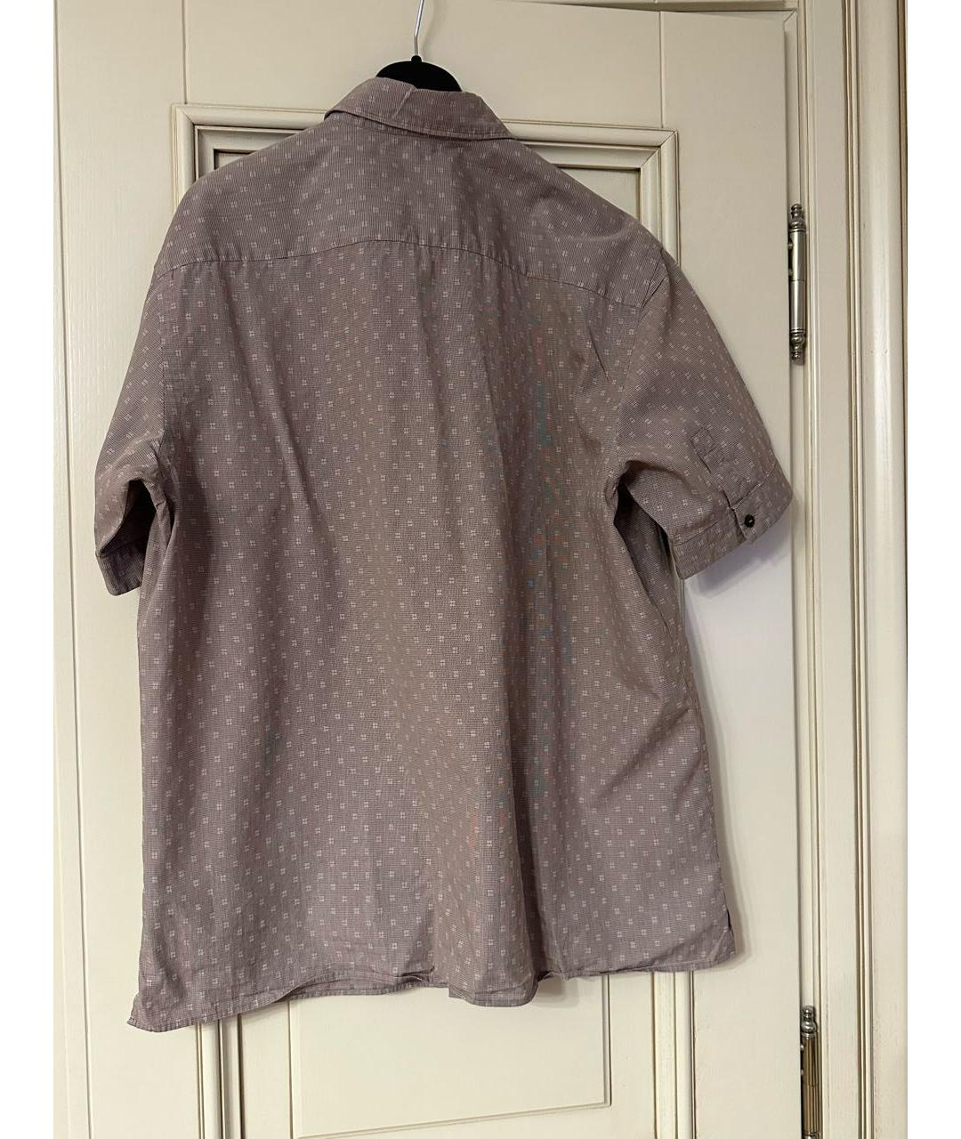 DOLCE&GABBANA Коричневая хлопковая кэжуал рубашка, фото 2