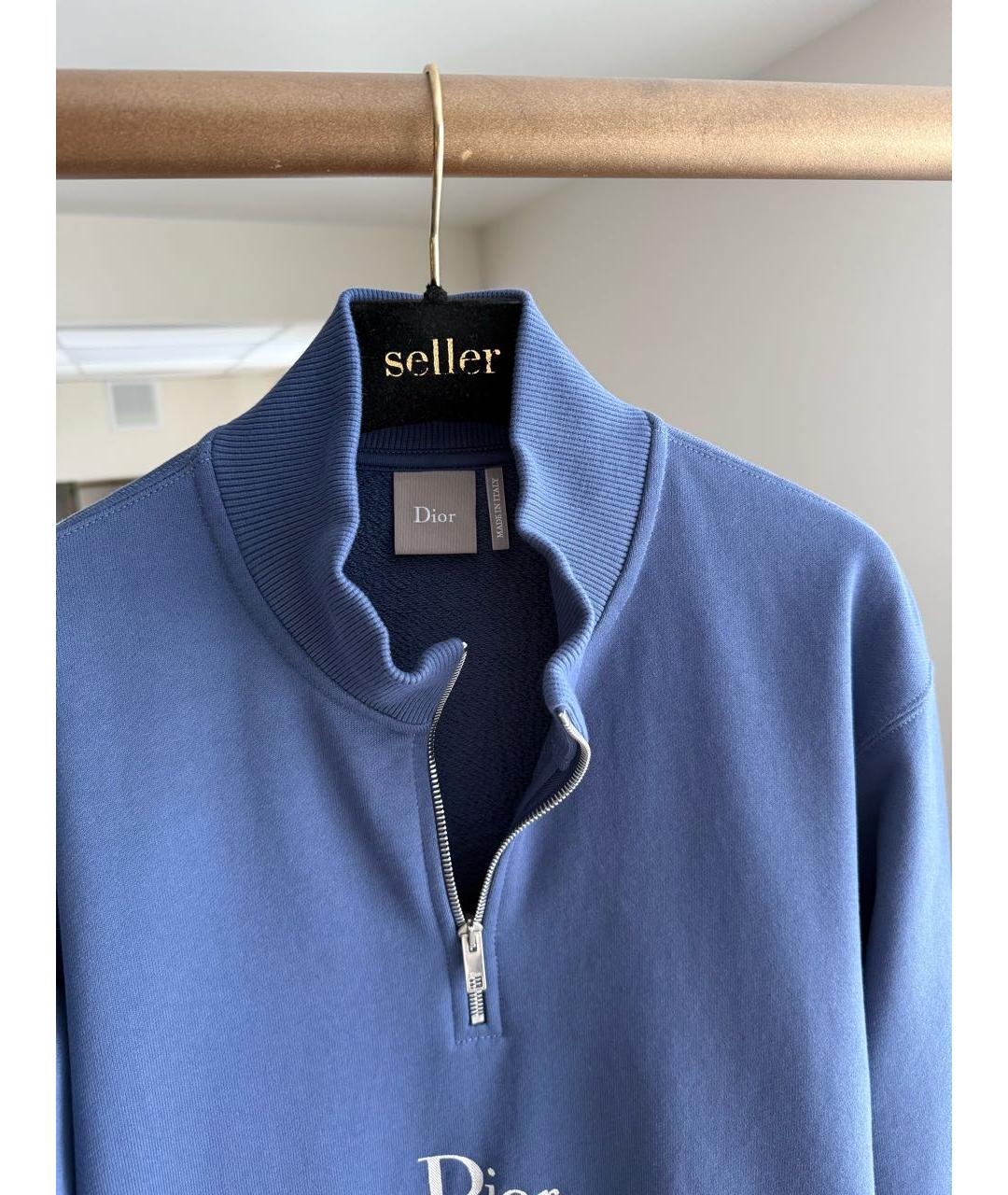 CHRISTIAN DIOR Темно-синий джемпер / свитер, фото 3