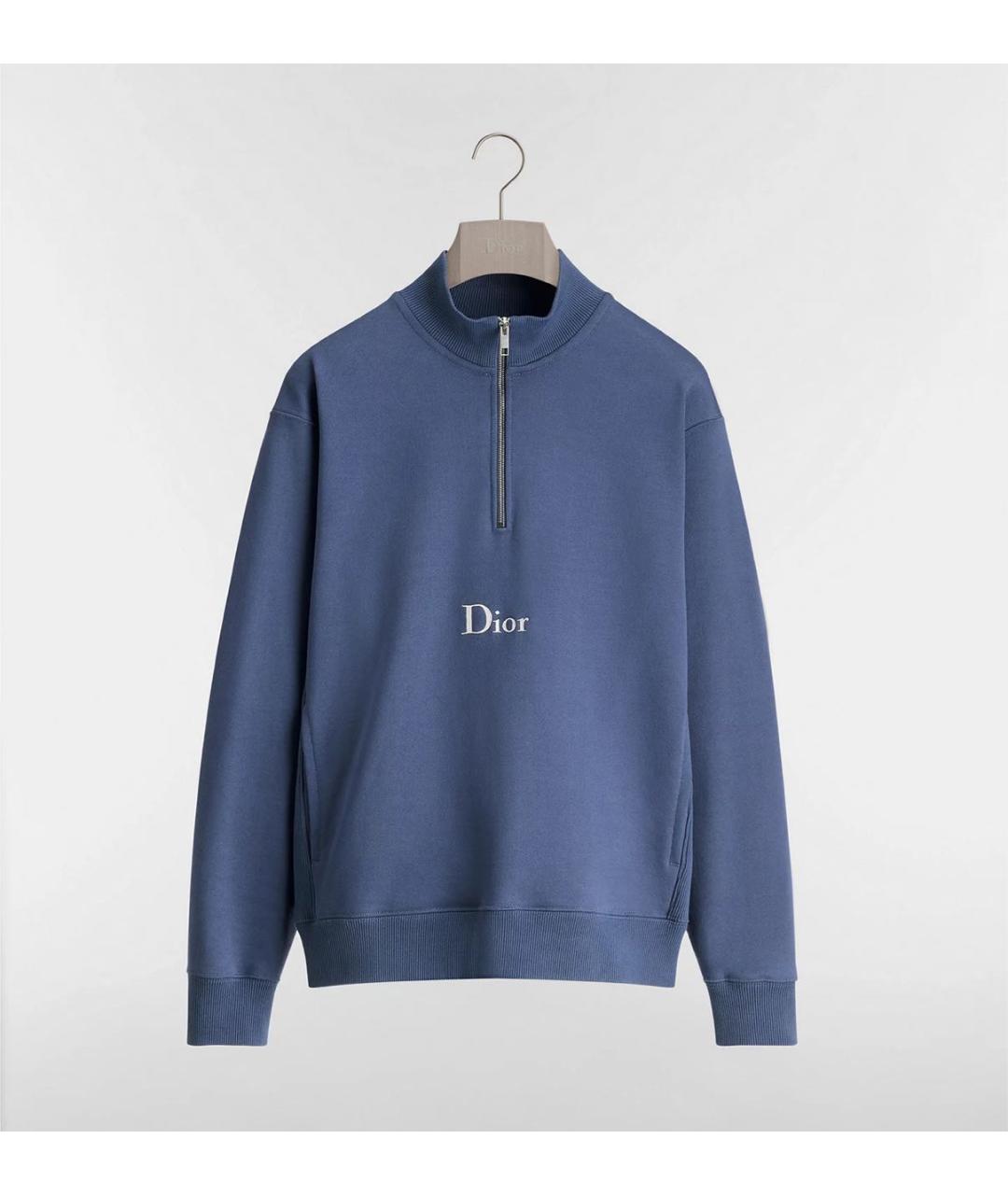 CHRISTIAN DIOR Темно-синий джемпер / свитер, фото 9