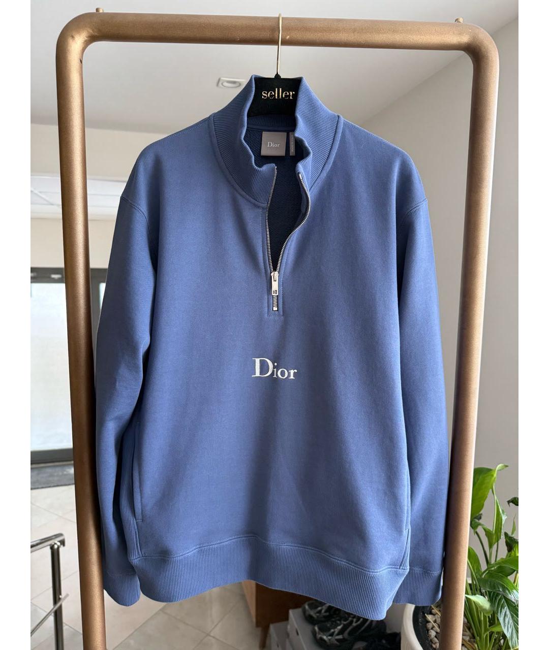 CHRISTIAN DIOR Темно-синий джемпер / свитер, фото 2