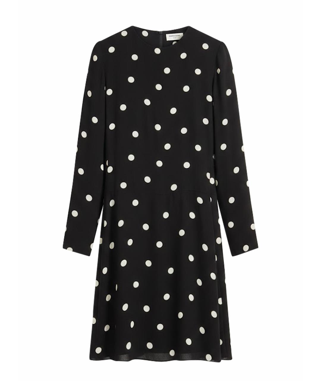 SAINT LAURENT Черное вискозное коктейльное платье, фото 1