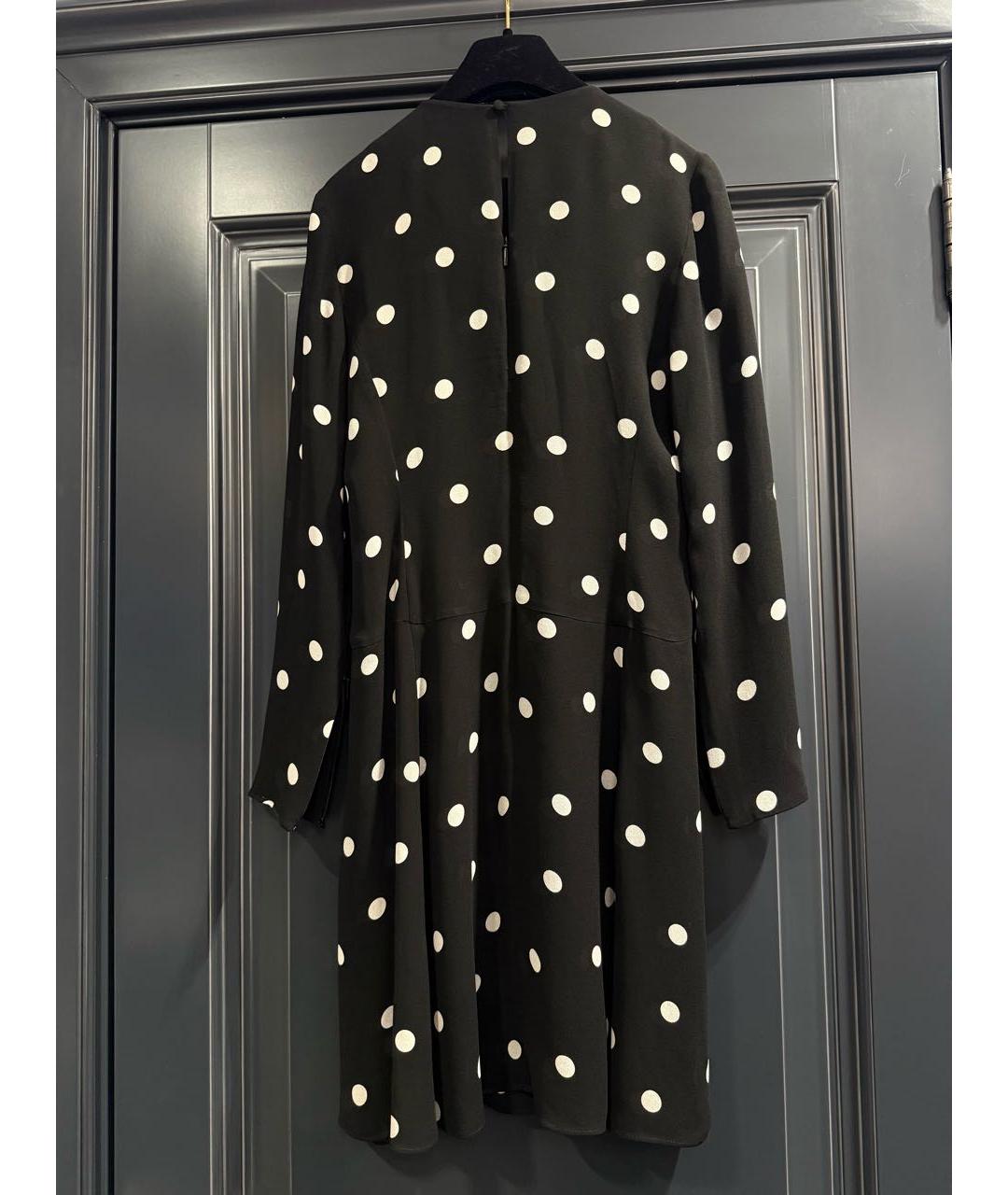 SAINT LAURENT Черное вискозное коктейльное платье, фото 3