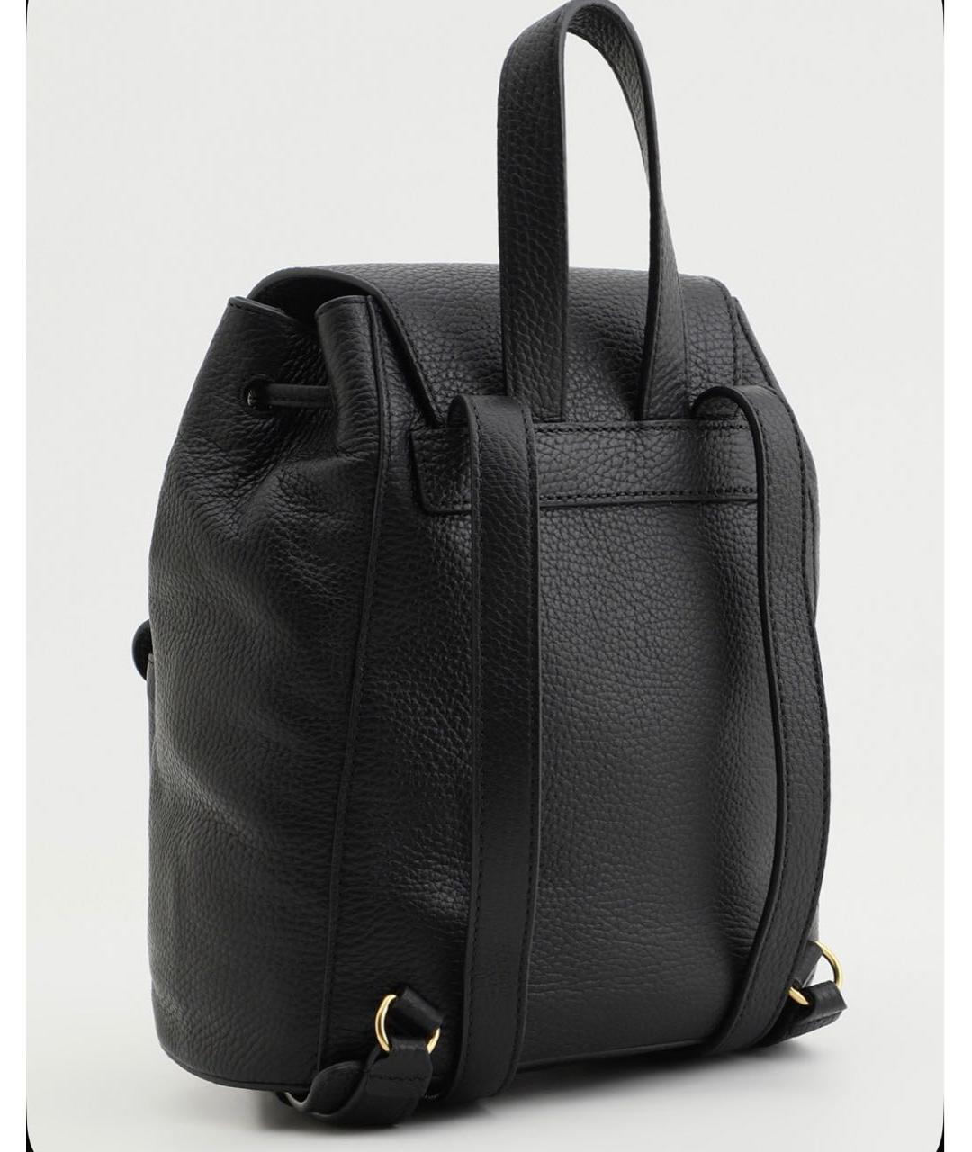 COCCINELLE Черный кожаный рюкзак, фото 2