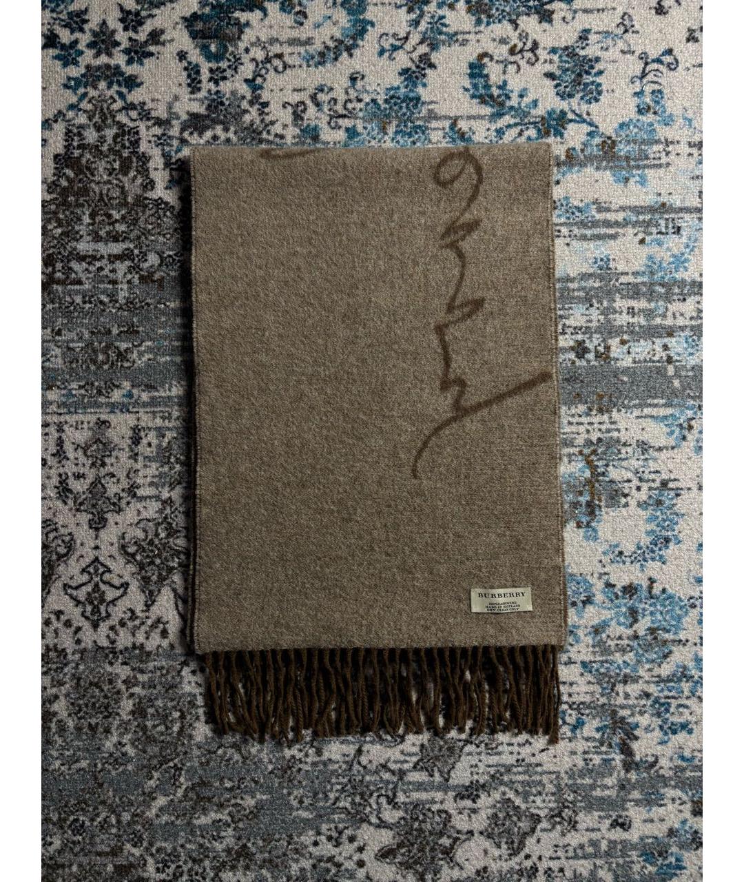 BURBERRY Кашемировый шарф, фото 5